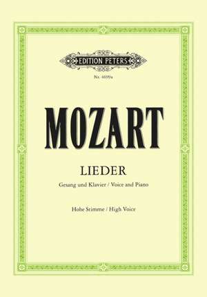 [50] Ausgewählte Lieder de Wolfgang Amadeus Mozart