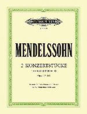 2 Konzertstücke Op. 113 and 114 for Clarinet, Basset Horn (or Two Clarinets) and Piano de Felix Mendelssohn