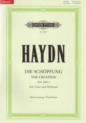 Die Schöpfung [The Creation] Hob. XXI: 2 / URTEXT de Joseph Haydn