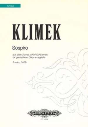 SOSPIRO FROM MADRIGALISMEN SATB de JENS KLIMEK