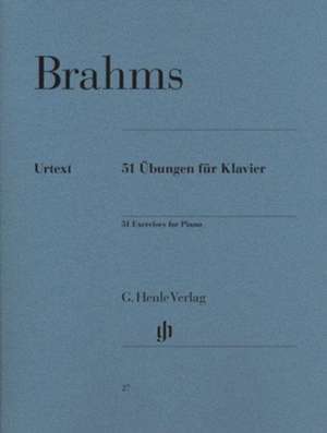 Brahms, Johannes - 51 Übungen für Klavier de Johannes Brahms