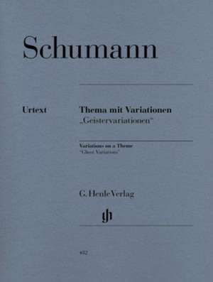 Schumann, Robert - Thema mit Variationen (Geistervariationen) de Robert Schumann