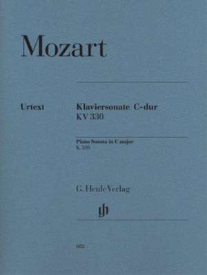 Klaviersonate C-dur KV 330 (300h) de Wolfgang Amadeus Mozart