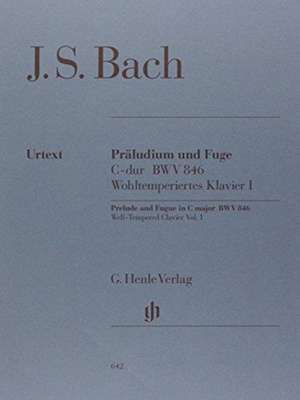 Bach, Johann Sebastian - Präludium und Fuge C-dur BWV 846 (Wohltemperiertes Klavier I) de Johann Sebastian Bach