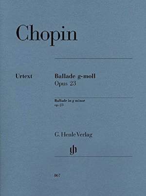 Ballade in g-moll op. 23 de Frédéric Chopin