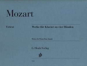 Werke für Klavier zu vier Händen de Wolfgang Amadeus Mozart