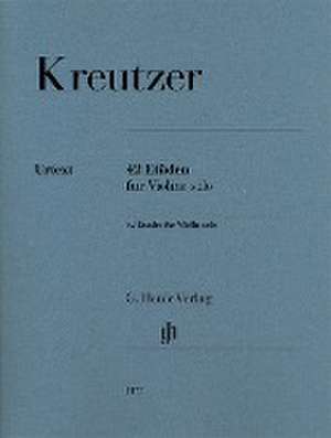 42 Etüden für Violine solo de Rodolphe Kreutzer