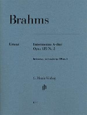 Intermezzo A-dur op. 118 Nr. 2 de Johannes Brahms