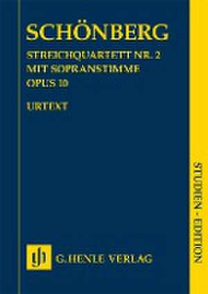 Arnold Schönberg - Streichquartett Nr. 2 op. 10 mit Sopranstimme de Arnold Schönberg