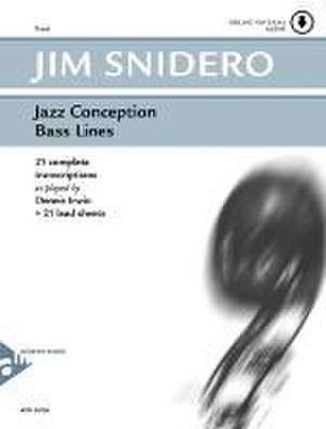 Jazz Conception Bass Lines de Jim Snidero