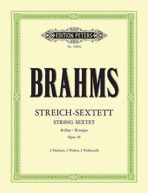 String Sextet No. 1 in B Flat Op. 18 de Johannes Brahms