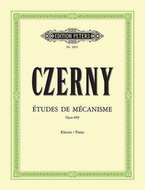 30 Études de Mécanisme (Preliminary School of Velocity) Op. 849 for Piano de Carl Czerny