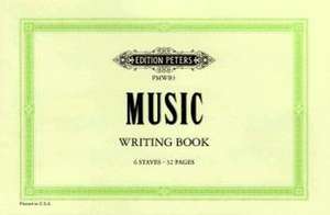 Peters Music Writing Book