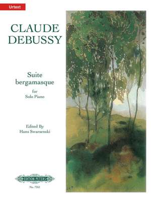 Suite Bergamasque for Piano de Claude Debussy