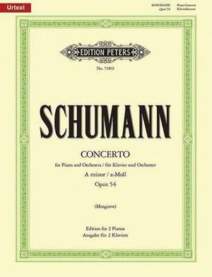 Piano Concerto in a Minor Op. 54 (Edition for 2 Pianos) de Robert Schumann