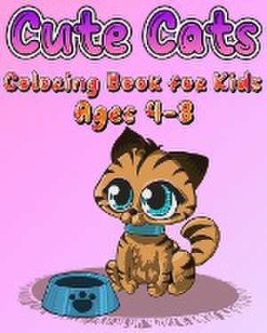 Cute Cats Coloring Book for Kids Ages 4-8 de Sophia Caleb