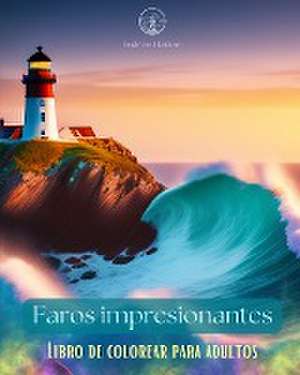 Faros impresionantes | Libro de colorear para adultos | Diseños creativos de faros para aliviar el estrés y relajarse de Bright Soul Editions