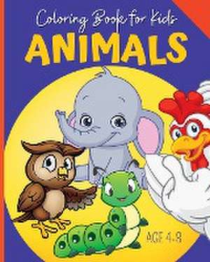 ANIMALS - Coloring Book For Kids de Wonderful Press