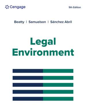 Legal Environment de Jeffrey Beatty