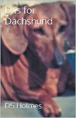 D is for Dachshund de Ds Holmes