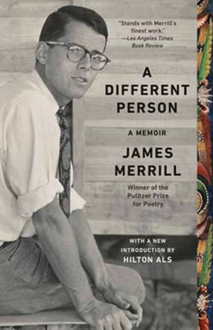 A Different Person de James Merrill
