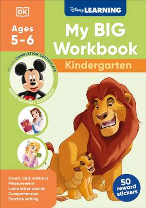 Disney Learning Big Workbook Kindergarten de Dk