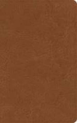 NASB Single-Column Personal Size Bible, Tan Genuine Leather de Holman Bible Publishers