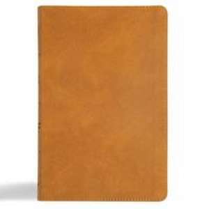 CSB Thinline Bible, Digital Study Edition, Camel Suedesoft Leathertouch de Csb Bibles By Holman