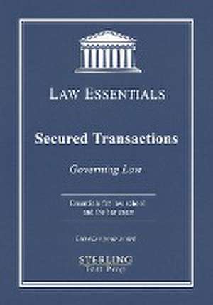 Secured Transactions, Governing Law de Sterling Test Prep