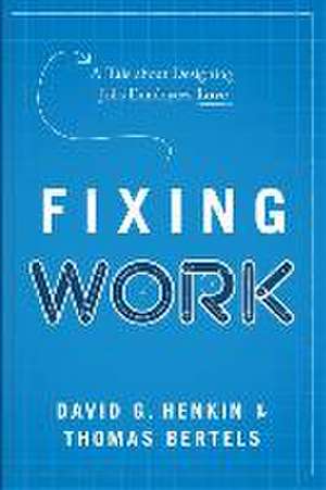 Fixing Work de David G Henkin