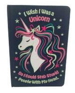 I Wish I Was a Unicorn Embroidered Journal de Insights