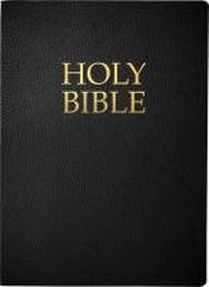 Kjver Holy Bible, Large Print, Black Bonded Leather, Thumb Index de Whitaker House