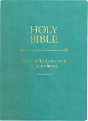 KJV Holy Bible, Trust in the Lord Life Verse Edition, Large Print, Coastal Blue Ultrasoft de Whitaker House