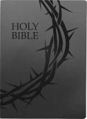 KJV Holy Bible, Crown of Thorns Design, Large Print, Black Ultrasoft de Whitaker House