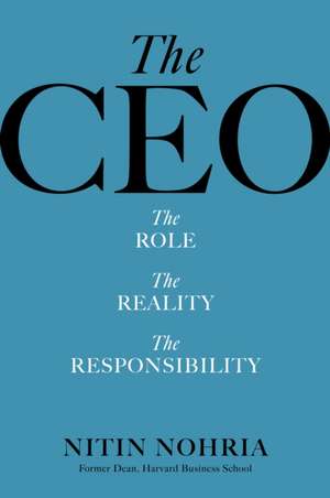 The CEO de Nitin Nohria