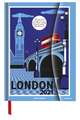 James Brown in London 2021 - Diary - Buchkalender - Taschenkalender - Kunstkalender - 16x22