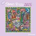 James Rizzi 2025 - Wand-Kalender - Broschüren-Kalender - 30x30 - 30x60 geöffnet - Kunst-Kalender