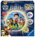 Ravensburger 3D Puzzle 11842 - Nachtlicht Puzzle-Ball Paw Patrol - ab 6 Jahren, LED Nachttischlampe mit Klatsch-Schalter - 72 Teile