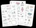 Sticker-Set Hochzeit