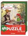 Pettersson und Findus feiern Weihnachten. Puzzle im Buch. 100 Teile