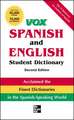 Vox Spanish and English Student Dictionary PB, 2nd Edition