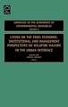 Living on the Edge – Economic, Institutional and Management Perspectives on Wildfire Hazard in the Urban Interface