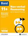 Bond 11+: Non-verbal Reasoning: Up to Speed Papers: 8-9 years