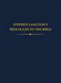 Stephen Langton's Prologues to the Bible