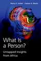 What Is a Person?: Untapped Insights from Africa