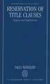 Reservation of Title Clauses: Impact and Implications