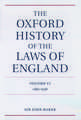 The Oxford History of the Laws of England Volume VI: 1483-1558