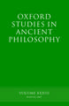 Oxford Studies in Ancient Philosophy XXXIII: Winter 2007