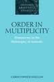 Order in Multiplicity: Homonymy in the Philosophy of Aristotle