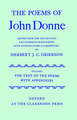 The Poems of John Donne: Volume I: The Text of the Poems with Appendices